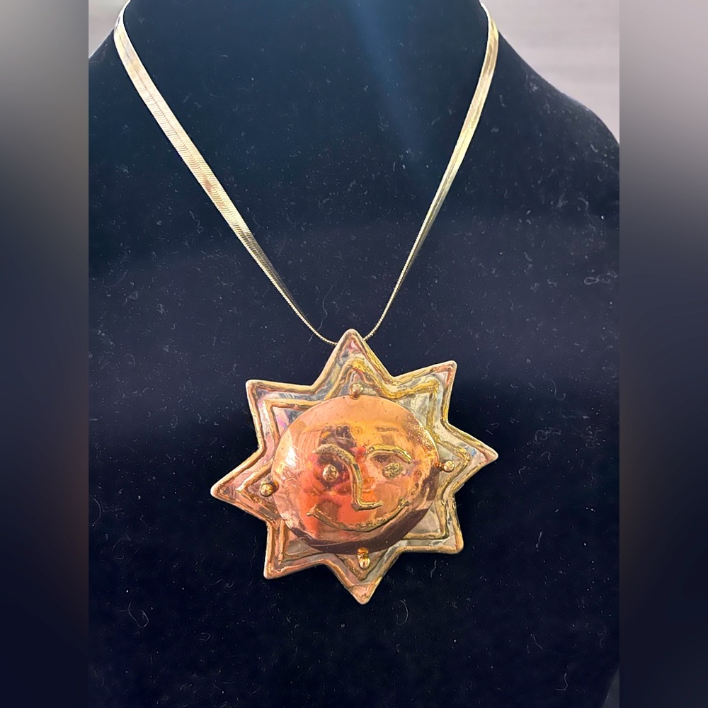 Artisan Made in Mexico Cute Star Pendant and American Showcase necklace